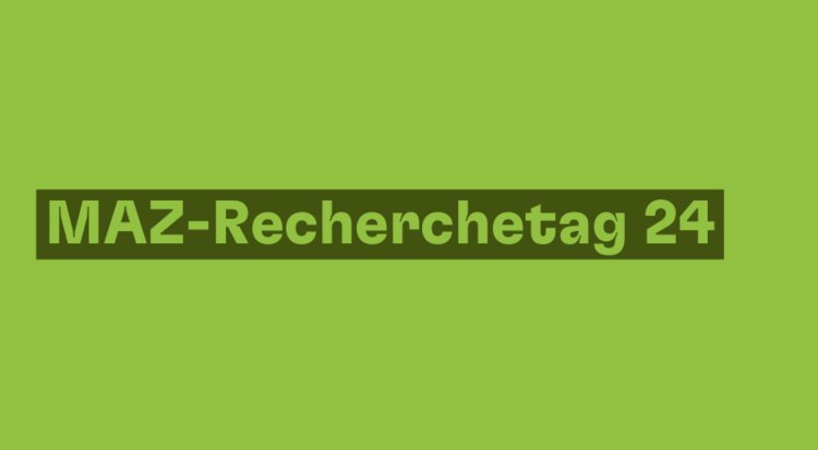 MAZ-Recherchetag 2024